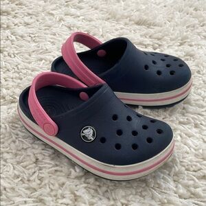 CROCS Blue and Pink Sandals Comfortable and Waterproof